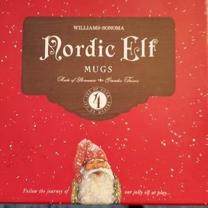 Nordic Elf Mugs and Spoons from Williams-Sonoma
